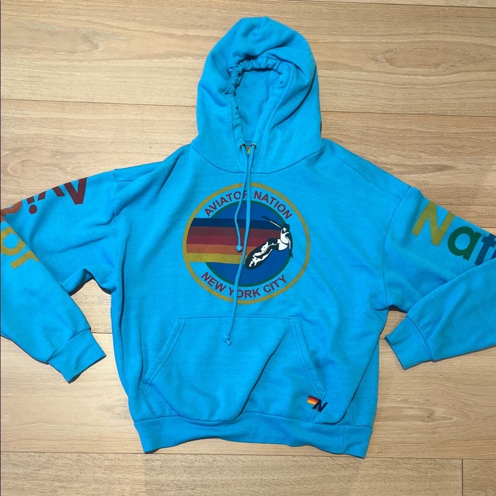 Aviator Nation Vibrant Blue Hoodie - Men's